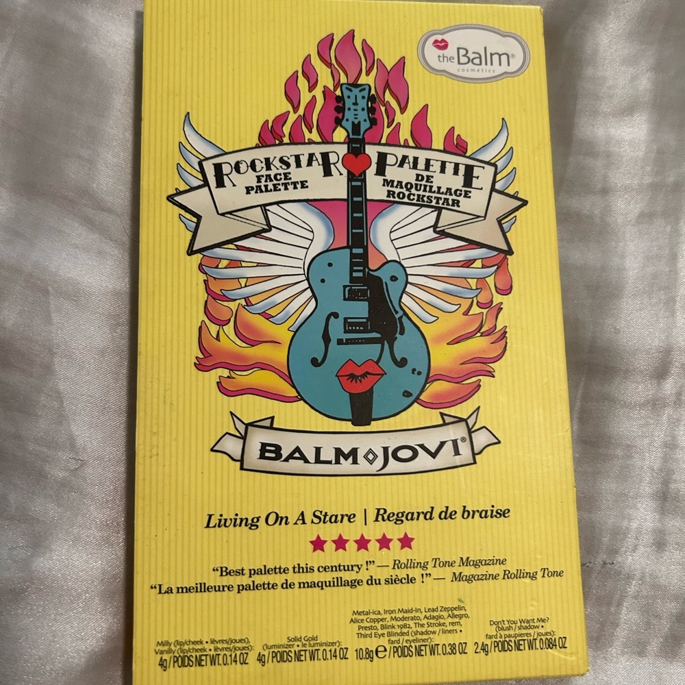 the Balm Cosmetics Rockstar Face Palette Balm Jovi